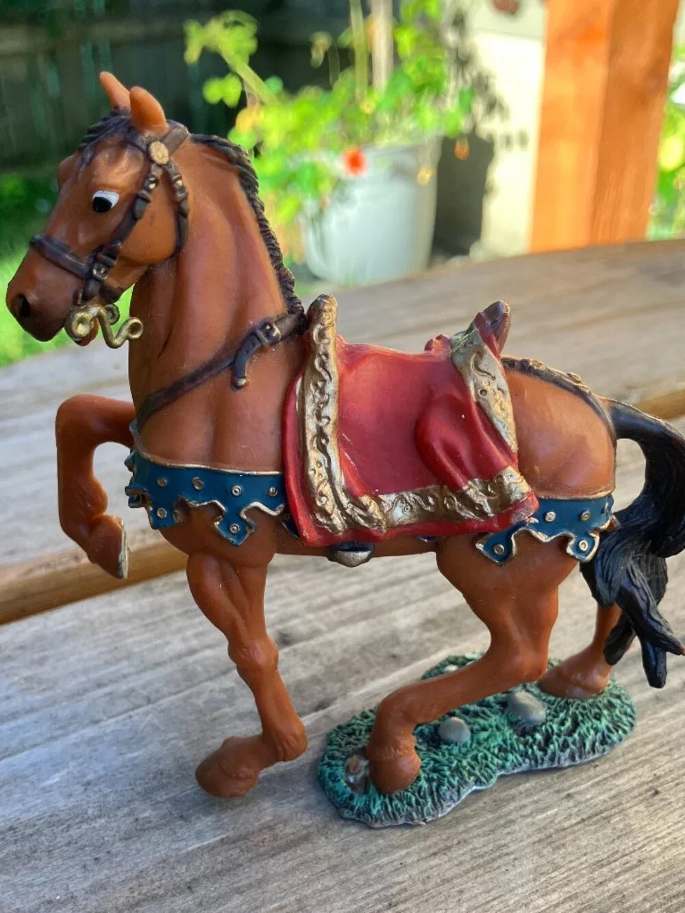 Papo Fantasy Medieval Figure Lot 8 Knights Ogre Troll Horse PVC Collectibles